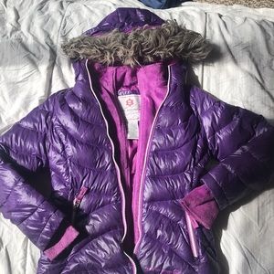 Purple jacket free country